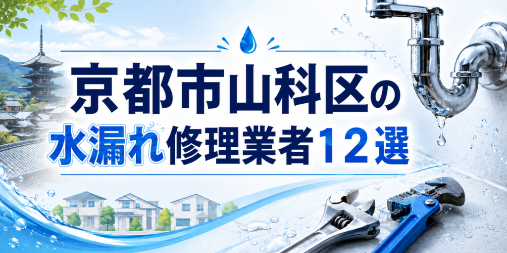 京都市山科区の水漏れ修理業者12選